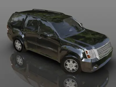 Suv 4x4 3D Model Free - offroad Games Free low-poly 3D model