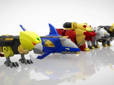 GaoKing - Wild Force Low-poly 3D model
