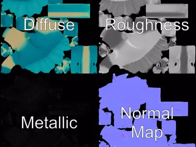 Teal Spinosaurus model pack Low-poly 3D model