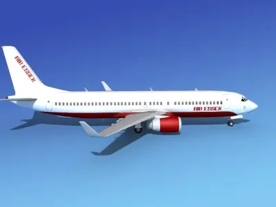 Boeing 737-800 Air Essex 3D model