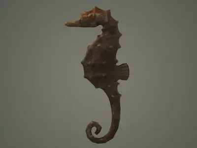 seahorse sea horse fish aquarium hippocampus seahorses  3D model