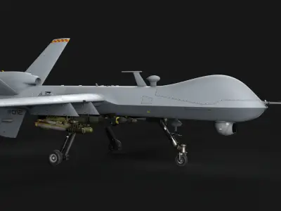 General Atomics MQ-9 Reaper 8K Drone 3D model