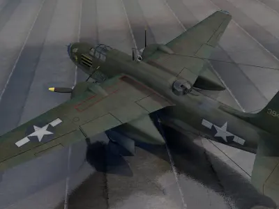 Douglas A-20G Havoc 3D model