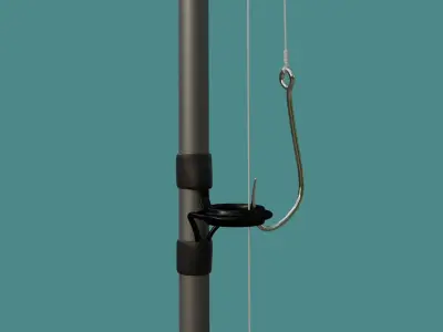 Fishing rod 3D model
