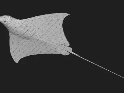 Devilfish Low-poly 3D model