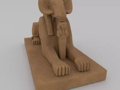 Sphinx Ram 3D model