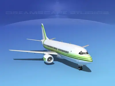 Boeing 737-300 Executive 2 3D model