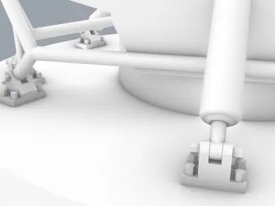 Thales NS 1000 Low-poly 3D model