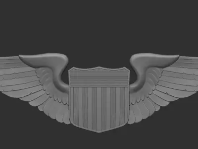 USAF Pilot Wings 3D print model