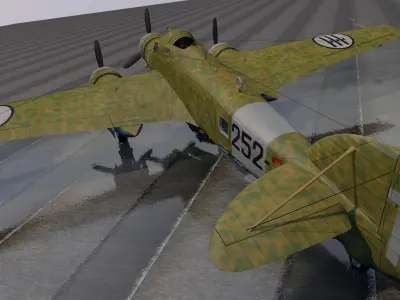 Savoia Marchetti SM-79 Sparviero 3D model