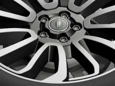 RangeRover V8 wheel 3D model