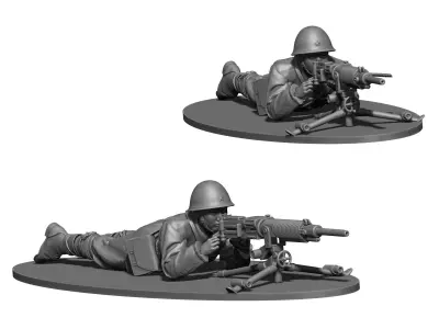Japan soldier ww2 3D print model