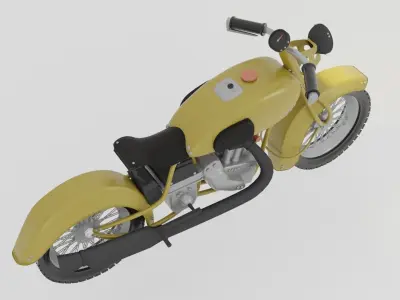 Motorcycle TIZ AM-600 3D model