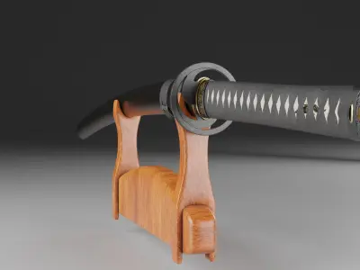 Tsunami katana 3D model