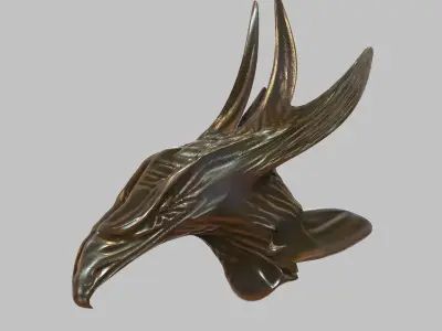 Eagle claw bronze 3D model
