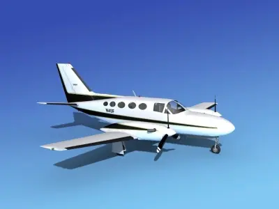 Cessna 425 Conquest I V05 3D model