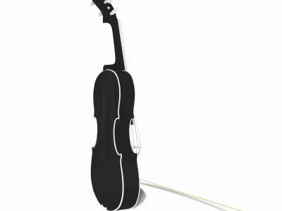 Violin 3D model