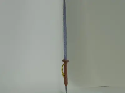 Low Poly Game Ready Stylized Sword Low-poly 3D model
