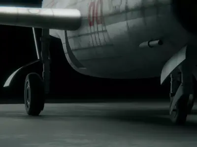 Yak-23 Polish Fighter Jet 3D model