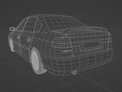 Subaru Legacy - Free Blender model Free 3D model
