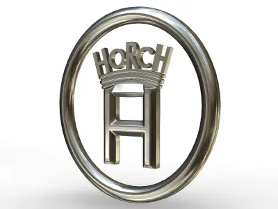 horch logo 3D model