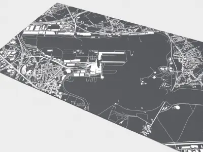 Brussels Airport Belgium 3D model