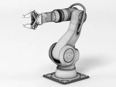 Industrial Robot Arm 3D model
