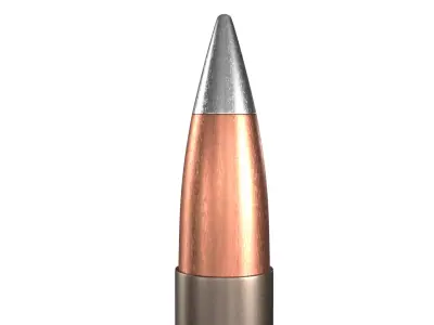 50 BMG Ammo PBR Low-poly 3D model