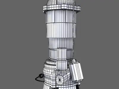 Sludge pump 3D model