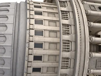 St Paul Cathedral 3D model