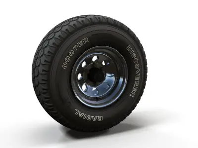Offroad custom wheel 3D model