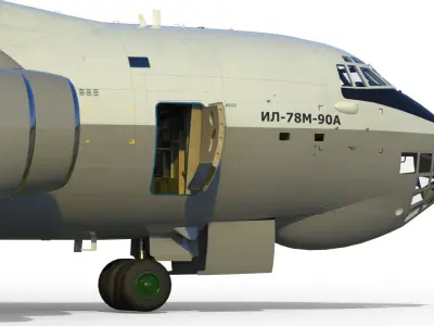 Il-78 M-90A refueling tanker 3D model