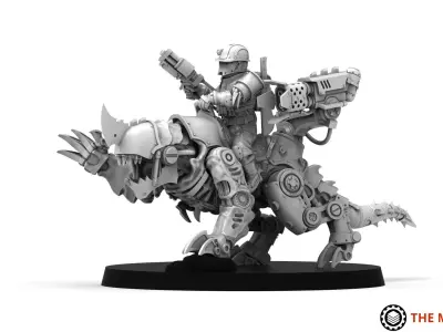 Ironblood - Mounted Ranger Leaders 3D print model