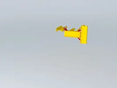 IPE 120 connection Free 3D model