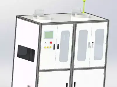 Dispensing and coating all-in-one machine 3D model