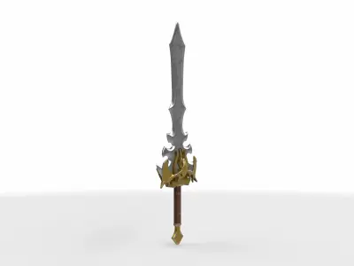 ice sword 3D model