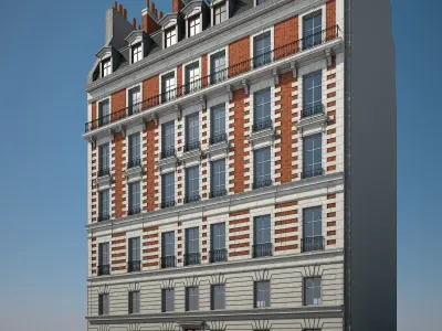  Old Building XX 3D model