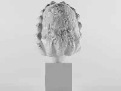 Johann Sebastian Bach 3D print model