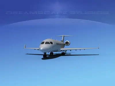 Bombardier Challenger 850 Bare Metal 3D model