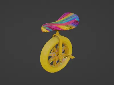 Unicycle 3D model order