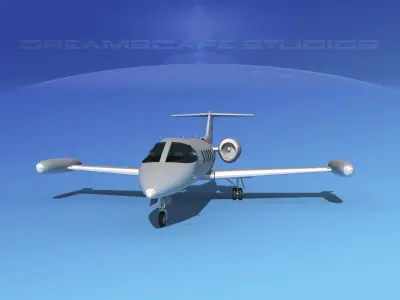Gates Learjet 35 V13 3D model