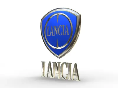lancia logo 3D model