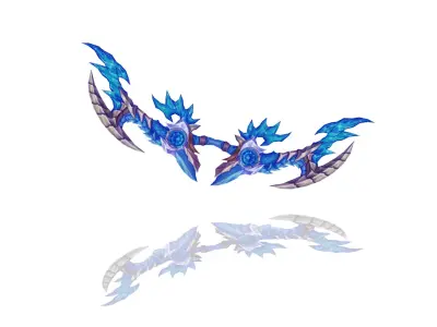 Glorious Bow Low-poly 3D model