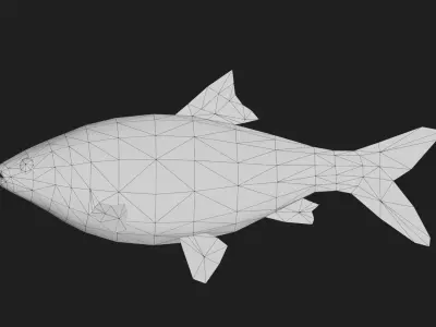 Roach Low-poly 3D model