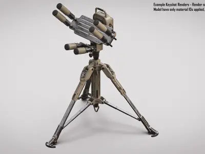 Portable Defense System 3D model