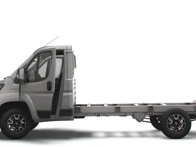 Fiat Ducato Chassis HQInterior SCab 3800WB 2023 3D model