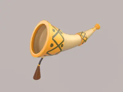 stylized honk Low-poly 3D model