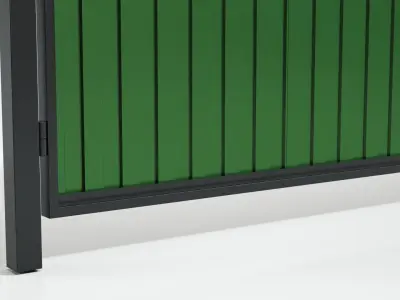 Profiled gate 3D model