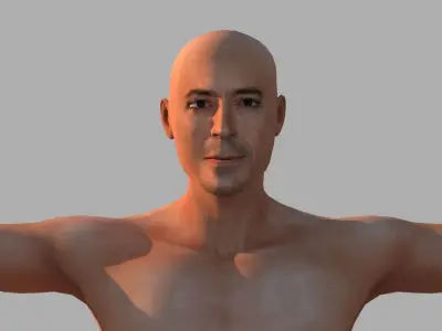 Robert Downey Jr 3D model