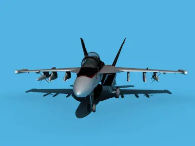 Boeing FA-18F Super Hornet V20 3D model